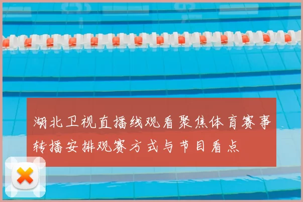 湖北卫视直播线观看聚焦体育赛事转播安排观赛方式与节目看点